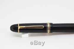 1950s Montblanc 149 Fountain Pen Diplomat Celluloid Silver Rings 14C FINE FLEX