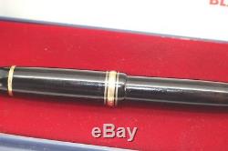 1950s Montblanc 149 Fountain Pen Diplomat Celluloid Silver Rings 14C Med FLEX