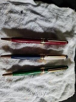 3 mont blanc pens without case