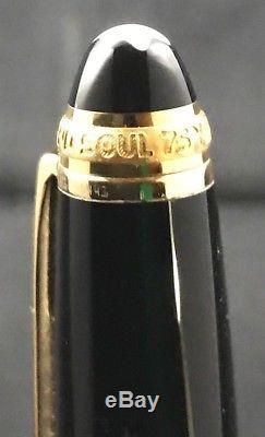 75th Anniversary Diamond 147 MONTBLANC LeGrand Fountain Pen M 18K gold nib
