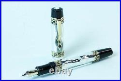 925 Silver Limited Edition MONTBLANC Fountain Pen KARL THE GREAT PATRON OF ART