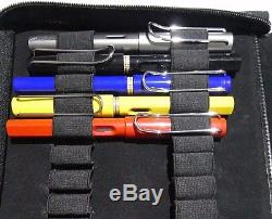 A Pouch Full of Pens 6 Montblanc, 2 Dunhill and 5 Lamy writing instruments