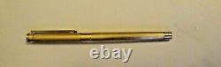 A vintage Montblanc noblesse Gold Plated fountain pen