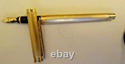 A vintage Montblanc noblesse Gold Plated fountain pen