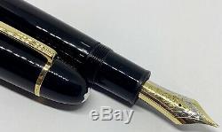 Astonishing MontBlanc MeisterStuck 149 Fountain Pen The Cigar- 18k gold nib