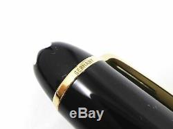Auth MONTBLANC MEISTERSTUCK 114 14K Gold 4810 Nib Piston Fill Fountain Pen D1586