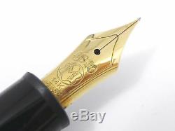 Auth MONTBLANC MEISTERSTUCK 146 14K Gold 4810 Nib Piston Fill Fountain Pen A1115