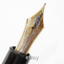 Auth MONTBLANC MEISTERSTUCK 149 14C Gold 4810 Nib Piston Fill Fountain Pen G1069