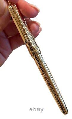 Authentic Montblanc Gold Classique Luxury Rollerball Pen 163