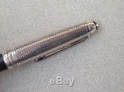 Authentic Montblanc Meisterstuck Doue Barley Rollerball Pen. Silver 925 Resin