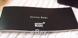 Boxed Mont Blanc Meisterstuck Fountain Pen Black & Gold 14k Nib Superb