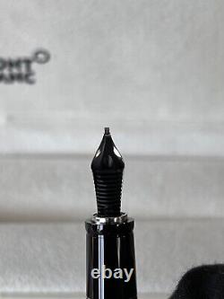 Brand New Montblanc Boheme Je T'Aime Sterling Silver Fountain Pen 18K B Nib
