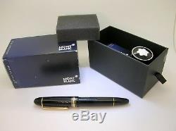 C. 1950's Montblanc #149 XL Fountain Pen With 14k Two Tone Gold Nib + Ink Bottle