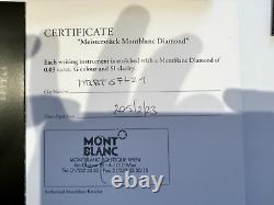 DIAMOND Mont Blanc Meisterstuck Rollerball Pen