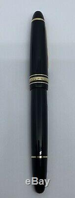 Excellent Montblanc Meisterstuck 149 Fountain Pen The Big 14 K Ef Gold Nib