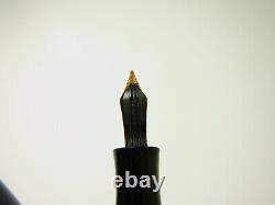 Excellent Vintage MONTBLANC 242G Pistonfiller Fountain Pen Flexy 14ct OM Nib