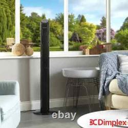 Fan Air Cooling Free Standing 3 Speed Oscillating Quiet Slim Fans Mont Blanc