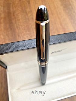 GENUINE Mont Blanc Meisterstuck Classique Black Fountain Pen Model 4810 14K Gold