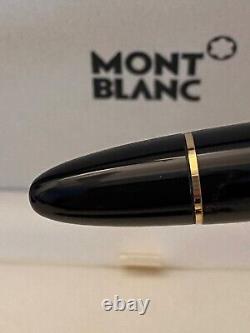 Genuine Montblanc Meisterstuck 149 fountain pen, 18ct gold two tone M nib, box