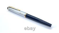 Gorgeous Montblanc No 32s Fountain Pen, Black & Chrome, Firm Fine Nib, Germany