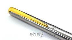 Gorgeous Montblanc Noblesse Fountain Pen, Chrome, Firm, 14k Medium Nib, Germany