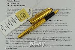 Historical Ronald & Nancy Reagan Signature Engraved Personally Owned Pen Set