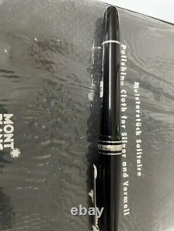 MONT BLANC Meisterstück 14K 4810 New In Box Montblanc Fountain Pen White METAL