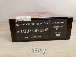MONTBLANC Agatha Christie Writers Limited Edition Fountain Pen, FACTORY SEALED