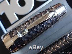 MONTBLANC BOHEME SOULMAKERS for 100 YEARS #003/100 WHITE GOLD 750 & BLUE GREY EF