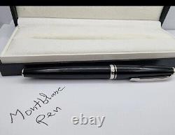 MONTBLANC Black Rollerball Pen WRITING In Original Box MBLP78J35