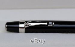 MONTBLANC Boheme Noir Resin Ballpoint Pen boxed and stamped warranty