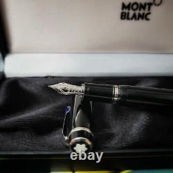 MONTBLANC Boheme Platinum Line 14K M Nib Non Retractable Fountain Pen NOS