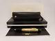 MONTBLANC Boheme Rouge Red Stone Gold Plated Ballpoint Pen with Leather Pouch