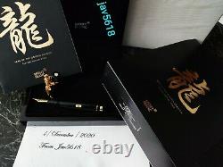 MONTBLANC DRAGON F. PEN CHINA YEAR 2000 ULTRA RARE, GOLD 18kt LUCKY#0080 NEW