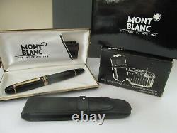 MONTBLANC FOUNTAIN PEN 149 14k NIB #4810 INK Bottle and carry pouch