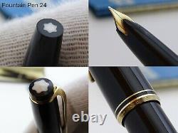 MONTBLANC Fountain Pen 24 Ballpoint Pen 28 Pencil 26 BOX & PAPERS Vintage Set