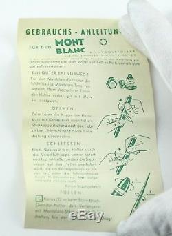 MONTBLANC GREEN 252 FOUNTAIN PEN VINTAGE 1950's MINT
