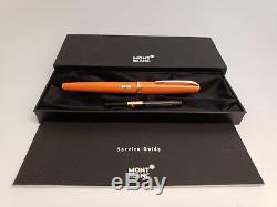 MONTBLANC Generation Orange M 14K Gold Nib Fountain Pen with Box + Converter, NOS