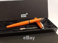MONTBLANC Generation Orange M 14K Gold Nib Fountain Pen with Box + Converter, NOS