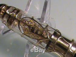 MONTBLANC MEISTERSTUCK 149 SKELETON 75th ANNIVERSARY FOUNTAIN PEN 18K SOLID GOLD