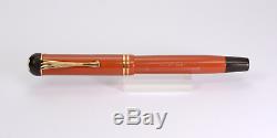 MONTBLANC Masterpiece 20 Coral Red Vintage Fountain Pen Late 1930s