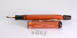 MONTBLANC Masterpiece 20 Coral Red Vintage Fountain Pen Late 1930s