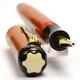 MONTBLANC Masterpiece 25 Coral Red Vintage Fountain Pen 1930s NICE WRITER