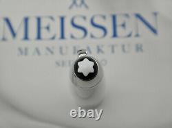 MONTBLANC Masters for Meisterstück White Meissen Porcelain Fountain Pen 18k MNib