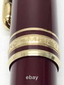 MONTBLANC Meisterstck Fountain Pen Bordeaux 14K 585 W-Germany 13.5cm