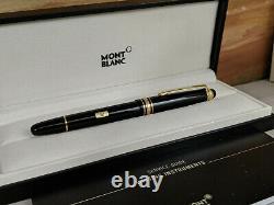 MONTBLANC Meisterstuck 75th Anniversary M 14K Nib 145 Fountain Pen, MINT