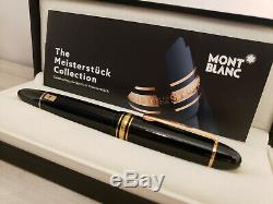 MONTBLANC Meisterstuck 90th Anniversary Rose Gold 149 Fountain Pen, NOS