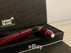 MONTBLANC Meisterstuck Burgundy Red 14K Gold Nib 146R Fountain Pen, NEAR MINT
