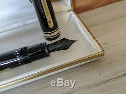 MONTBLANC Meisterstuck Fine 18K Gold Nib No 149 Fountain Pen, NOS