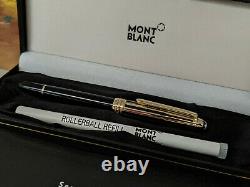 MONTBLANC Meisterstuck Solitaire Doue Gold Plated Classique 163 Rollerball Pen